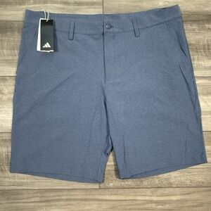 Adidas Men's Ultimate365 Golf Shorts 9 Inch Stretch Ink Blue‎ Size 38 NEW